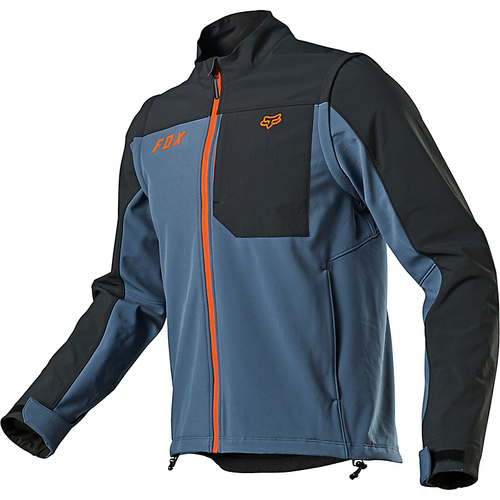 Fox Legion Softshell Jacket - Blue Steel - L - SKU:FO25786305L