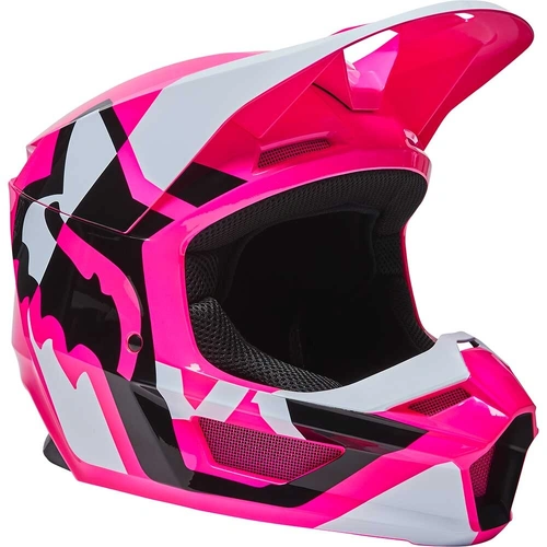Fox V1 Lux ECE Helmet - Pink - 2XL - SKU:FO280011702X