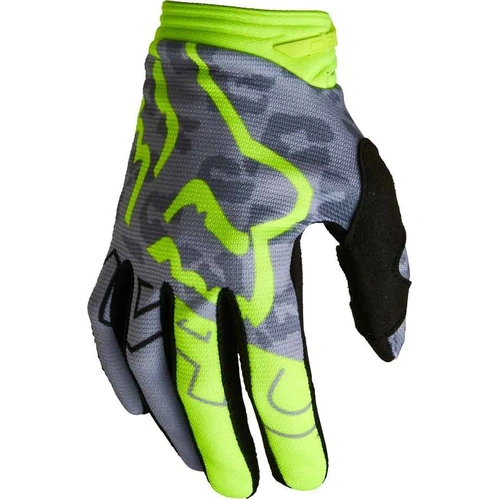Fox 180 Skew Youth Girls Gloves - Fluro Yellow