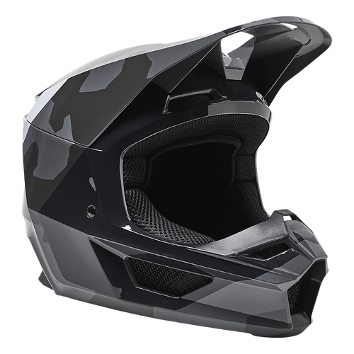 Fox V1 Bnkr Helmet - Black/Camo - XL - SKU:FO28808247XL
