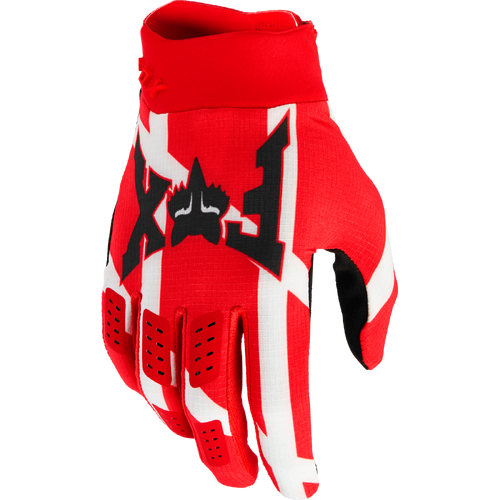 Fox Flexair Celz LE Glove - Fluro Red - 2XL - SKU:FO288481102X