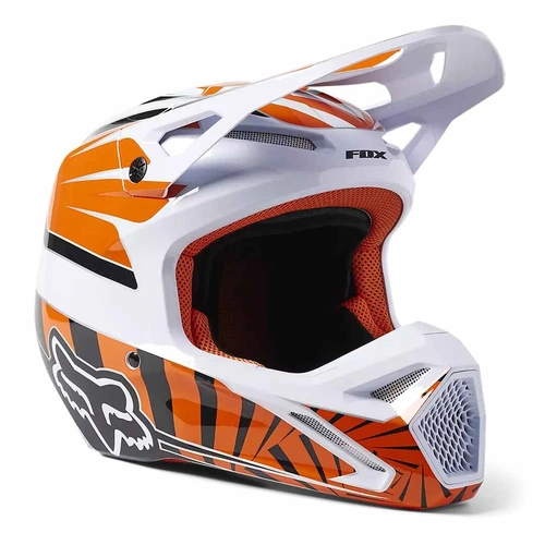 Fox V1 Goat DOT/ECE Helmet - Orange - 2XL - SKU:FO296610092X