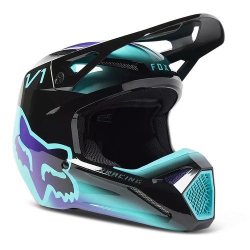 Fox V1 Toxsyk Youth Helmet - Black - M - SKU:FO29731001M