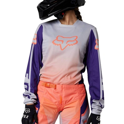Fox Womens 180 Leed Womens MX Jersey - Fluro Orange - L - SKU:FO29758824L