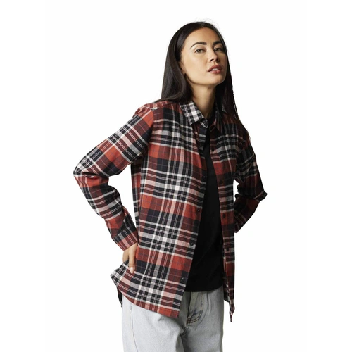 Fox Foxlover Stretch Womens Flannel - Copper - XL - SKU:FO30028369XL