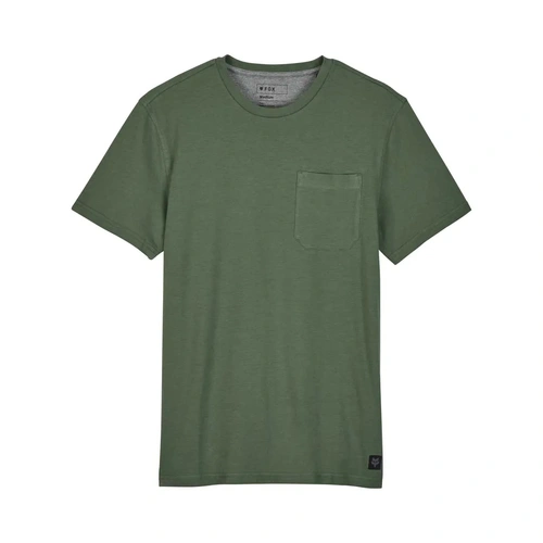 Fox Level Up SS Prem Pkt Tee - Hunter Green - L - SKU:FO30536041L