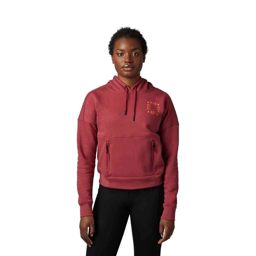 Fox Hinkley Dwr Womens Pullover Fleece - Scarlet - XS - SKU:FO30770371XS