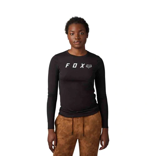 Fox Absolute Womens Tech Tee Long Sleeve - Black