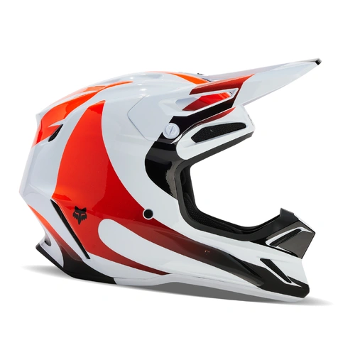 Fox V3 Magnetic Helmet - White - S - SKU:FO31367008S