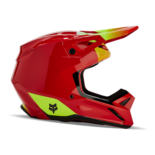 Fox V1 Ballast Helmet - Fluro Red - 2XL - SKU:FO313731102X