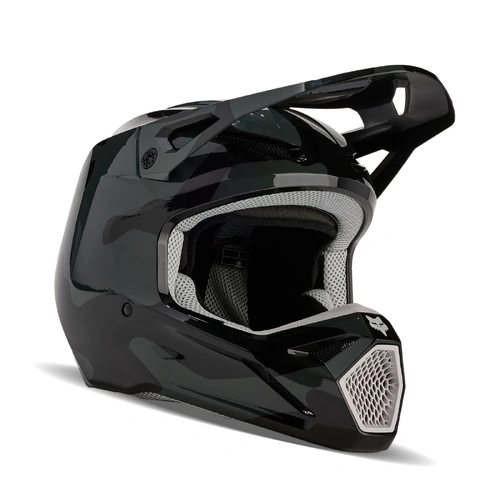 Fox V1 Bnkr Helmet - Black Camo - XS - SKU:FO31375247XS