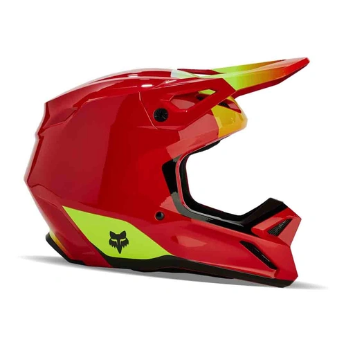 Fox Youth V1 Ballast Helmet - Fluro Red - L - SKU:FO31401110L