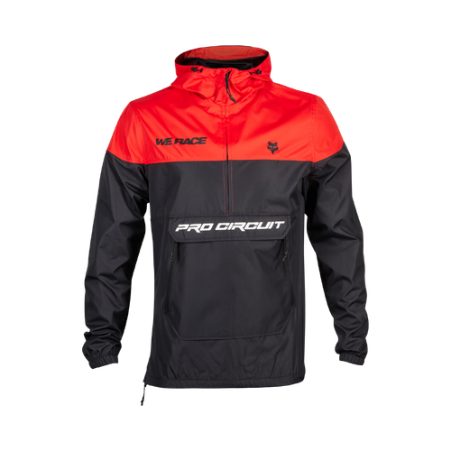 Fox Pro Circuit Anorak - Black/Red - 2XL - SKU:FO316540172X