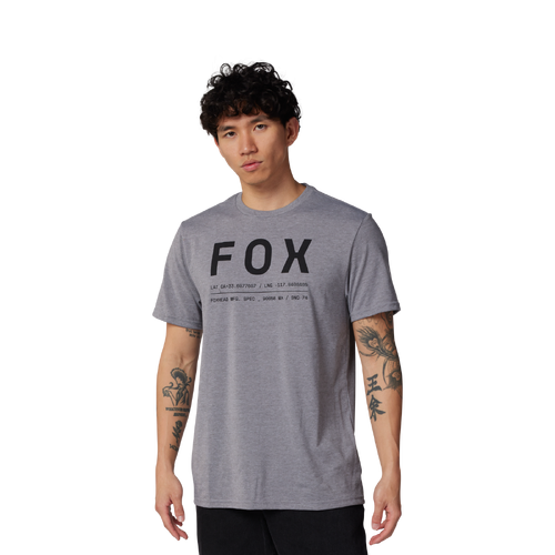 Fox Non Stop SS Tech Tee - Heather Graphite - 2XL - SKU:FO316881852X