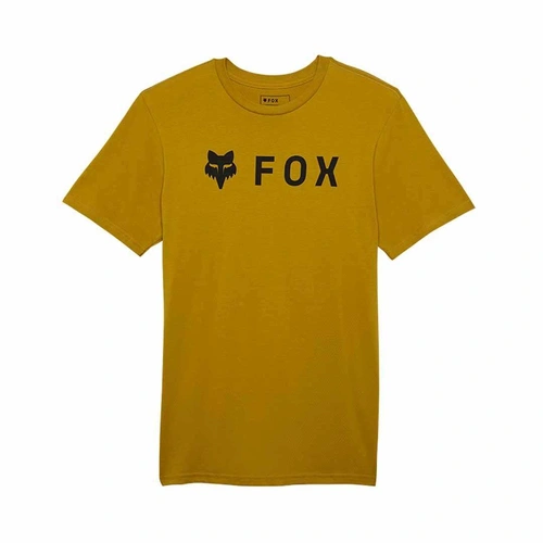 Fox Absolute Ss Prem Tee - Mustard - M - SKU:FO31730440M