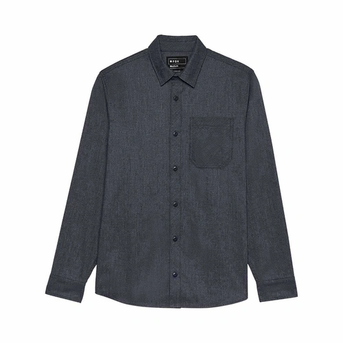 Fox Level Up Woven Ls - Midnight - M - SKU:FO31738329M
