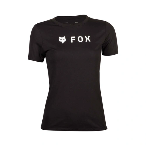 Fox Absolute Womens Tech Tee Short Sleeve - Black - L - SKU:FO31843001L