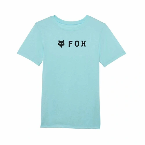 Fox Absolute Womens Tech Tee Short Sleeve - Light Blue - L - SKU:FO31843116L