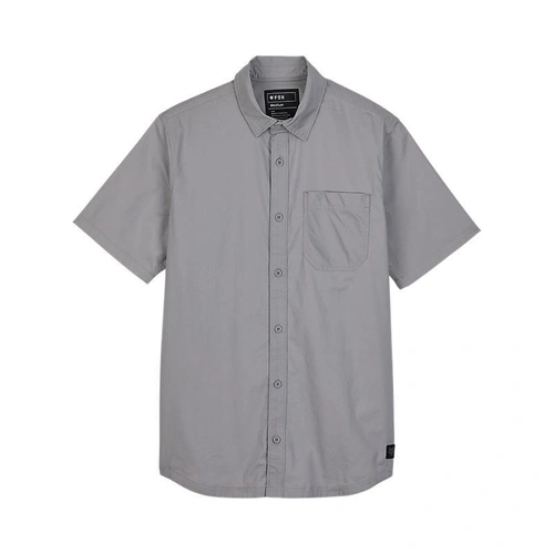 Fox Goger SS Woven Shirt - Steel Grey - 2XL - SKU:FO323281722X