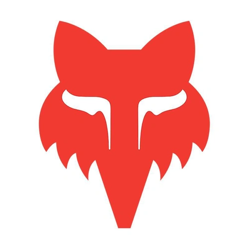 FOX Head 4 Inch Decal - Red