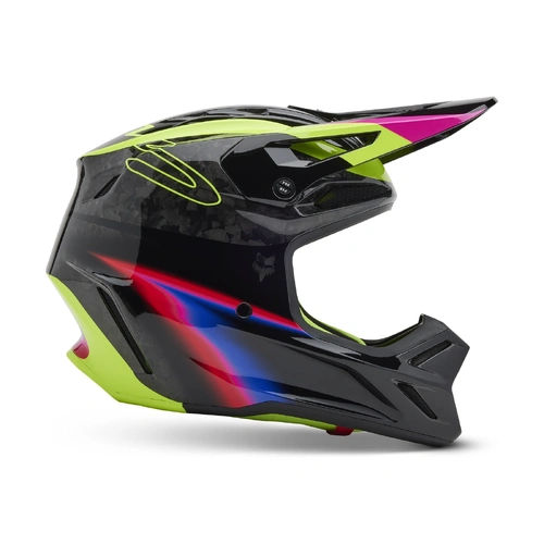 Fox V3 RS Energy Helmet - Black - S - SKU:FO32994001S