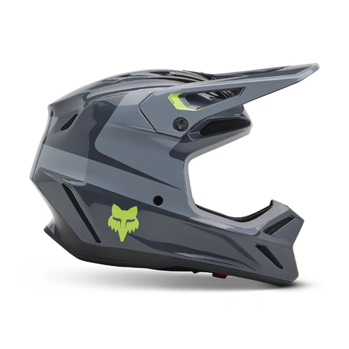 Fox V3 Divider Helmet - Graphite - 2XL - SKU:FO329971032X