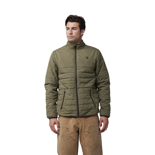 Fox Howell Puffy Jacket - Olive Green - L - SKU:FO33689099L