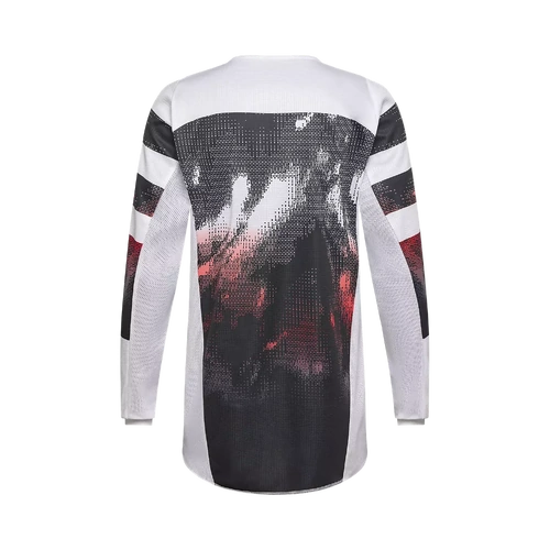 Fox 2026 180 Kairos MX Jersey - White/Fluro Red - S - SKU:FO36313047S