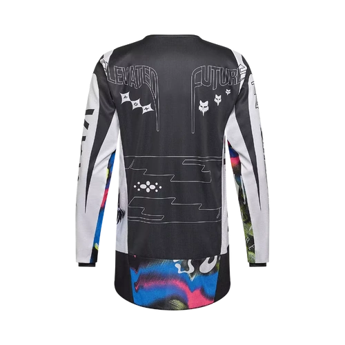 Fox 2026 180 Image Cosmo MX Jersey - White/Black - XS - SKU:FO36314058XS