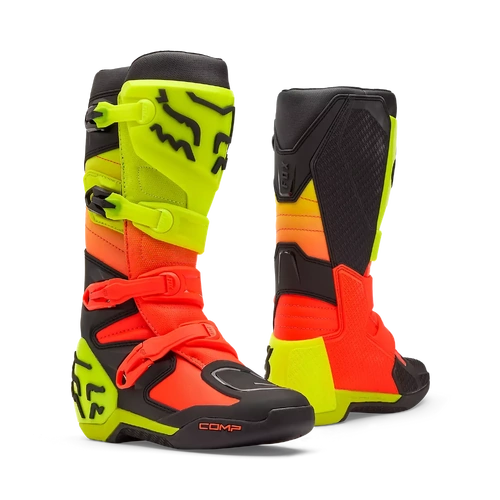 Fox 2026 Comp MX Boots - Orange/Yellow