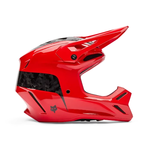 Fox 2026 V3 RS Fracture MX Helmet - Fluro Red - 2XL - SKU:FO363821102X
