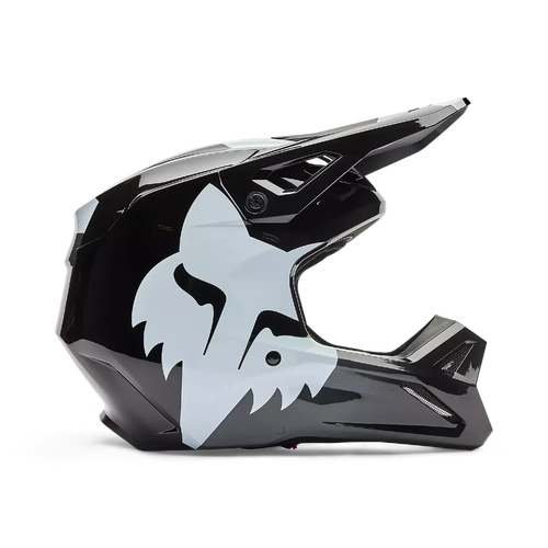 Fox 2026 V1 Shield MX Helmet - Black