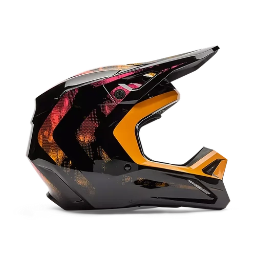 Fox 2026 Youth V1 Kairos MX Helmet - Tangerine - YS - SKU:FO36388279S