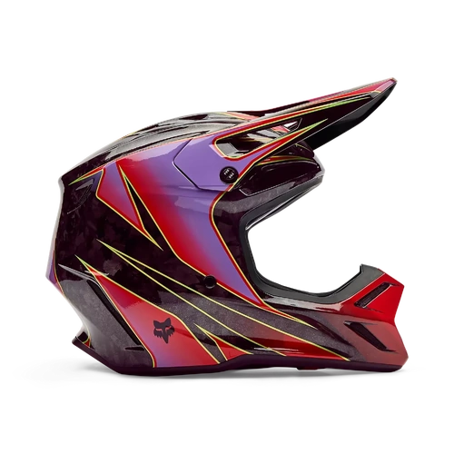 Fox 2026 V3 RS Canvas MX Helmet - Red - L - SKU:FO36926003L