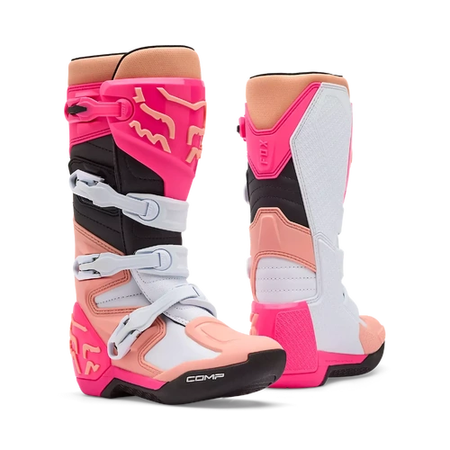 Fox 2026 W Comp MX Boots - Pink/Pink - 5 - SKU:FO36940B465