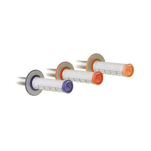 Renthal Dual Compound Coloured Grips - Black/Grey
