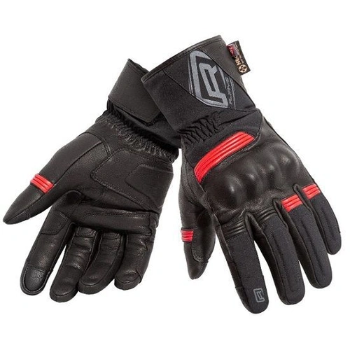 Rjays Tourer Black Red Gloves - Unisex - 2X-Large - Adult - Black/Red - SKU:GL117BKRD07
