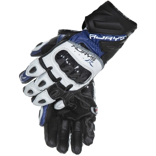 Rjays Cobra II Long Gloves - White/Black/Blue