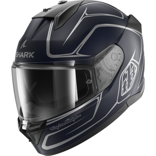 Shark D-Skwal 3 Drone Full Face Helmet - Matte Blue/Silver
