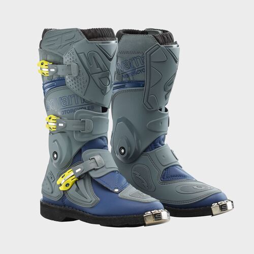Husqvarna Kids Flame Boots - Grey/Blue - 32 - SKU:HUS3HS210033601