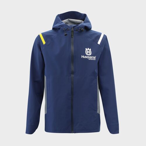Husqvarna Team Hardshell Jacket - Blue - XS - SKU:HUS3HS220031601