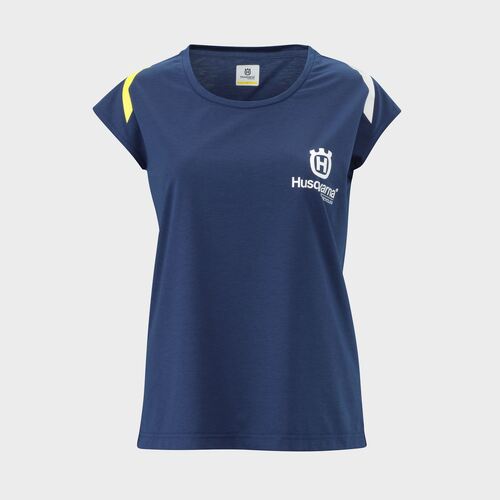 Husqvarna Women Team Tee - Blue - XS - SKU:HUS3HS220031901