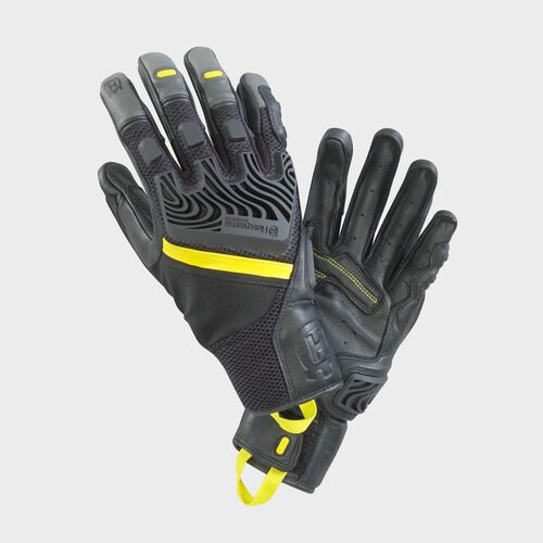 Husqvarna Scalar Gloves - Black/Grey/Yellow - S - SKU:HUS3HS220042602