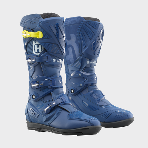 Husqvarna X-3 SRS Boots - Blue - 42 - SKU:HUS3HS230009001