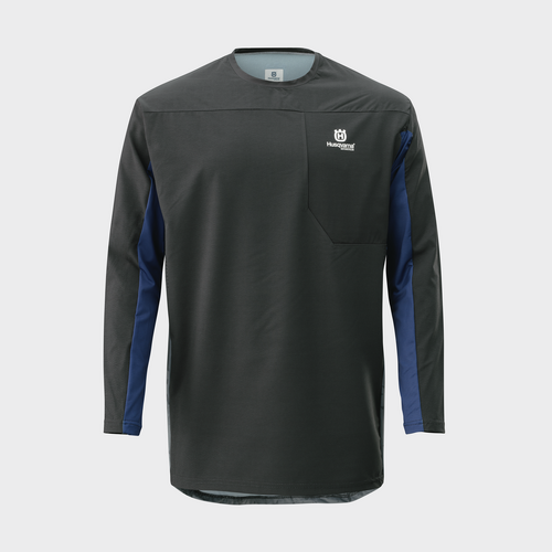 Husqvarna Gotland Jersey - Grey/Blue/Yellow - 2XL - SKU:HUS3HS230010206