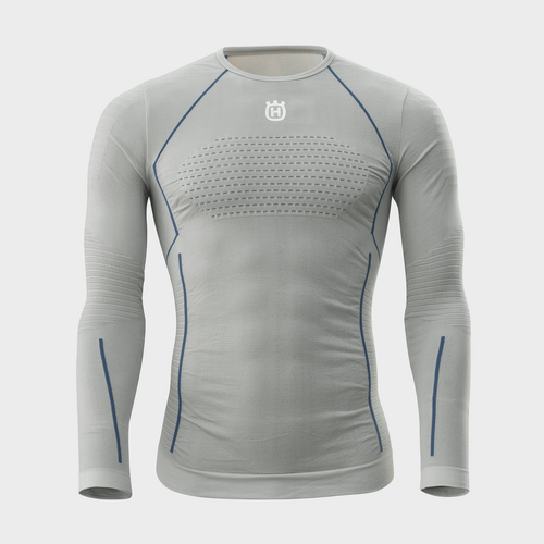 Husqvarna Carbon Long Undershirt - Grey - XS/S - SKU:HUS3HS230011302