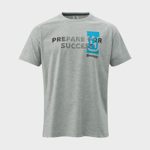 Husqvarna Success Tee - Grey - XS - SKU:HUS3HS230028701