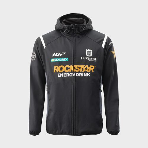Husqvarna Replica Team Midlayer Zip Hoodie - Black - XS - SKU:HUS3RS230040601