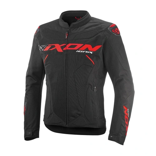 Ixon Ionix Jacket - Black/Red - S - SKU:IX100101182105803