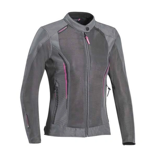 Ixon Womens Cool Air Womens Jacket - Grey/Pink - XS - SKU:IX100102034403902